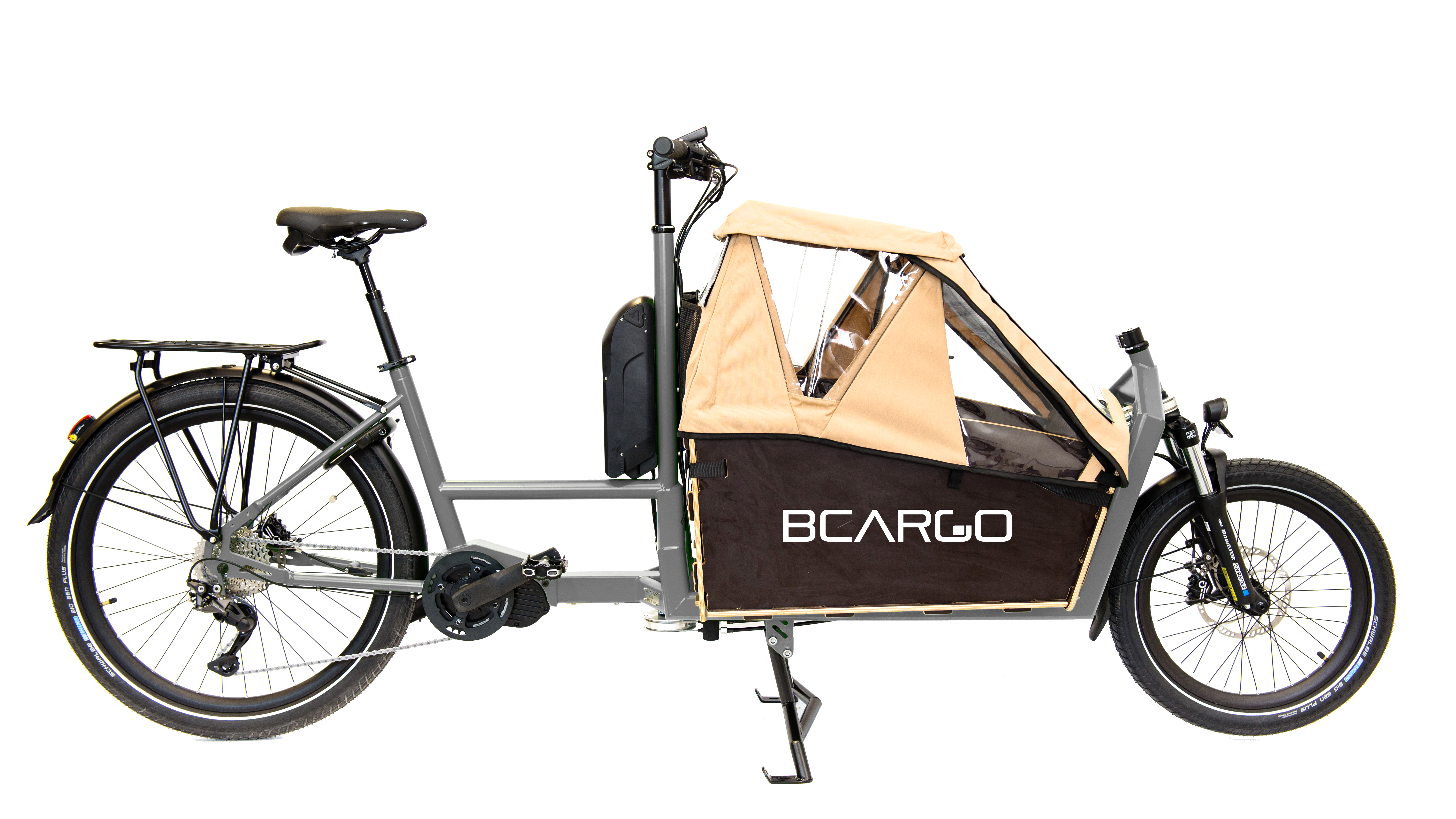 BCargo Family con capote chiusa in configurazione invernale